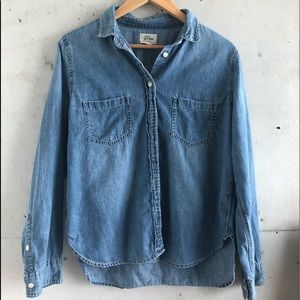J Crew Everyday Chambray Shirt